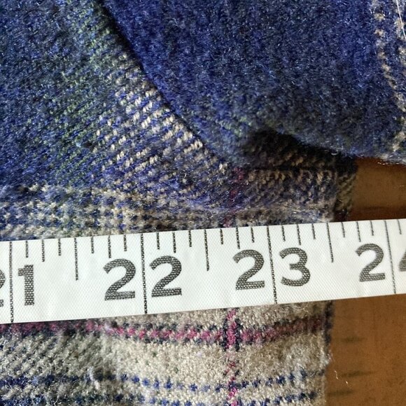 Whitefish Bay Blue Flannel Shirt Size Large - Picture 6 of 7